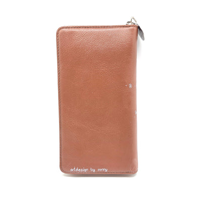 Geldtasche Rindsleder braun