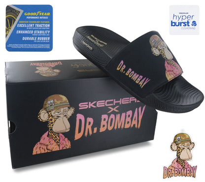 Skechers x Snoop Dogg - Hyper Slide Dr. Bombay - Herren Badelatschen Pantoletten 251015-BBK