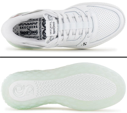 Skechers x Snoop Dogg - Sizzle Slip-ins - Herren Sneakers Schuhe Weiß 251170-WHT