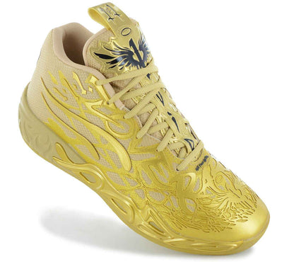 PUMA MB.04 Golden Child - Lamelo Ball - Herren Sneakers Basketball Schuhe Gold 311306-01
