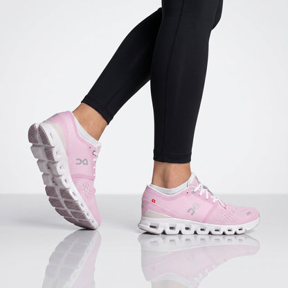 ON Running Cloud X4 - Damen Sneakers Fitness Schuhe Petal-Sand 3WE30073561 6