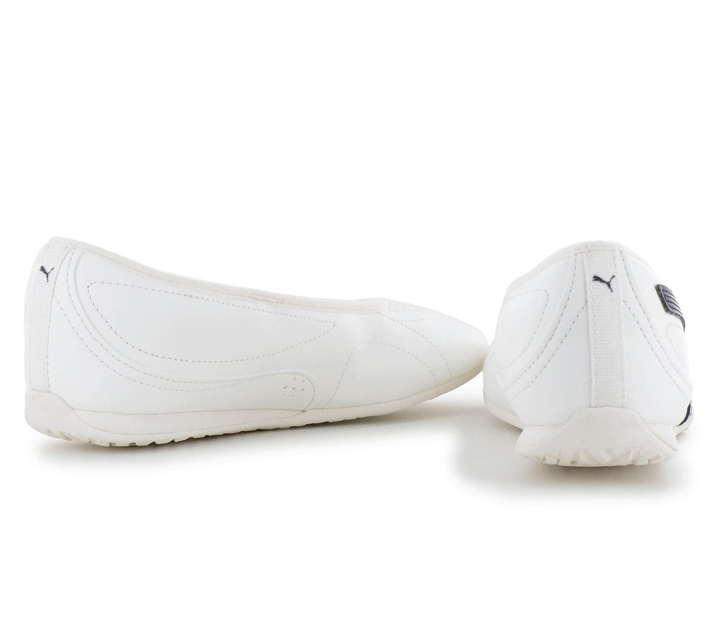 Puma Catch Soleil Ballerina - Damen Slipper Sommer Schuhe Weiß 404642-01