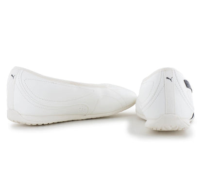 Puma Catch Soleil Ballerina - Damen Slipper Sommer Schuhe Weiß 404642-01