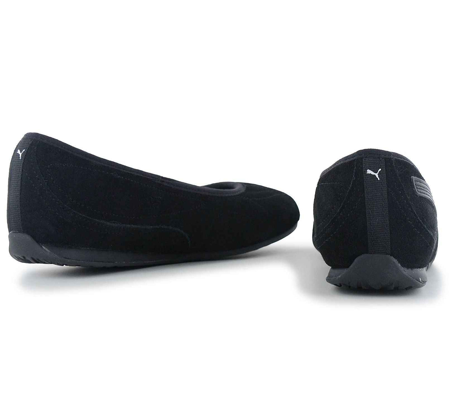 Puma Catch Soleil Ballerina SD - Damen Slipper Sommer Schuhe Suede Schwarz 406310-01