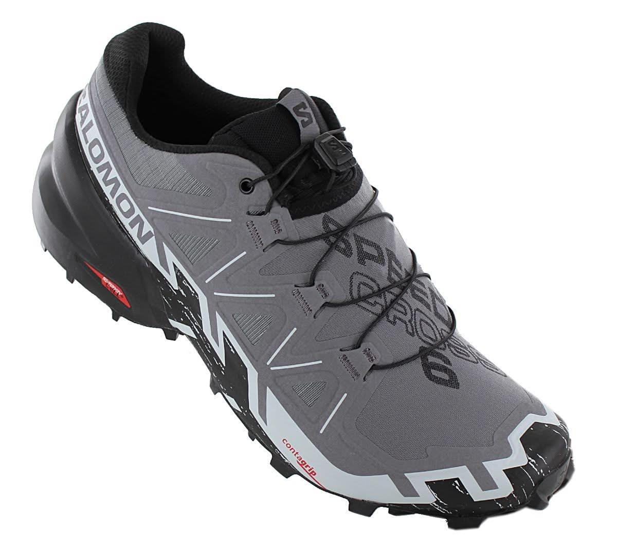 Salomon Speedcross 6 - Herren Trail-Running Schuhe Laufschuhe Grau 417380
