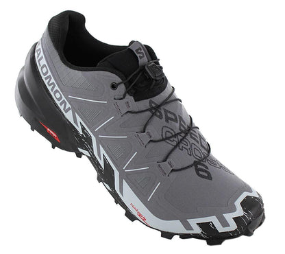 Salomon Speedcross 6 - Herren Trail-Running Schuhe Laufschuhe Grau 417380