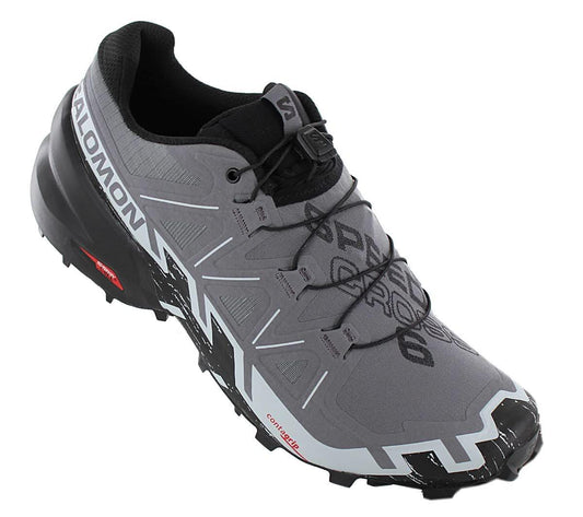 Salomon Speedcross 6 - Herren Trail-Running Schuhe Laufschuhe Grau 417380
