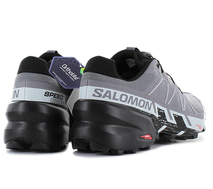 Salomon Speedcross 6 - Herren Trail-Running Schuhe Laufschuhe Grau 417380