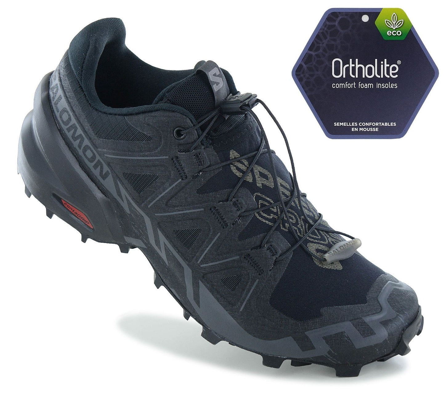 Salomon Speedcross 6 W - Damen Trail-Running Schuhe Laufschuhe Schwarz 417428