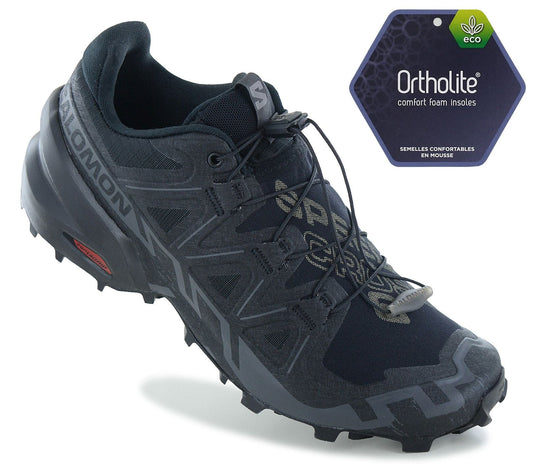 Salomon Speedcross 6 W - Damen Trail-Running Schuhe Laufschuhe Schwarz 417428