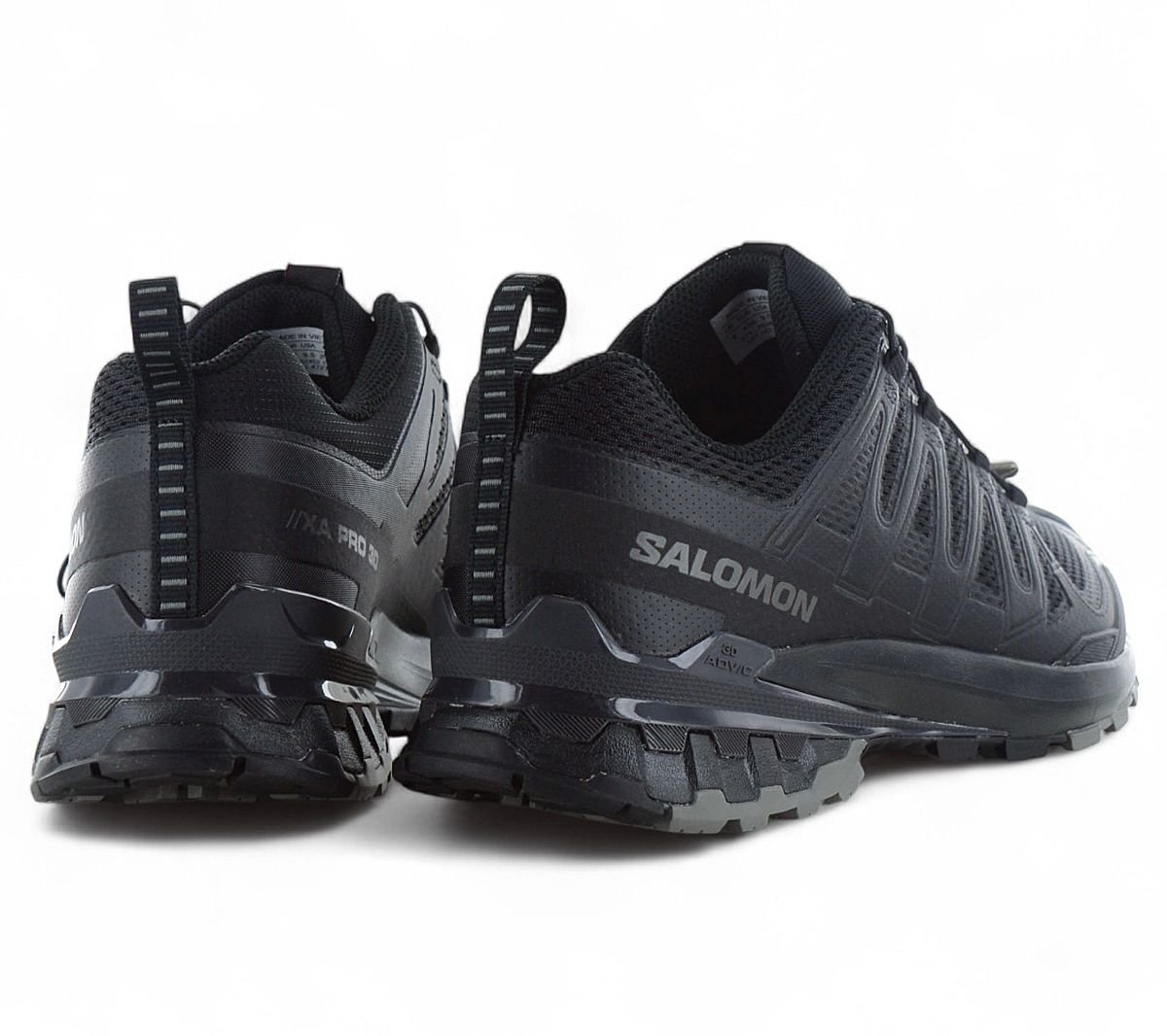 Salomon XA PRO 3D V9 WIDE - Herren Wanderschuhe Trail-Running Schuhe Schwarz 472731