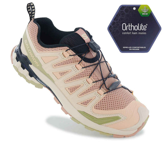 Salomon XA PRO 3D V9 W - Damen Wanderschuhe Trail-Running Schuhe Rose 475891