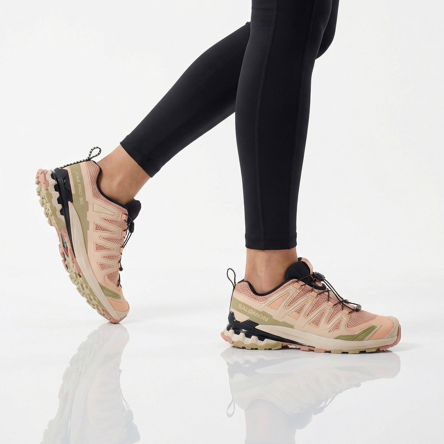Salomon XA PRO 3D V9 W - Damen Wanderschuhe Trail-Running Schuhe Rose 475891
