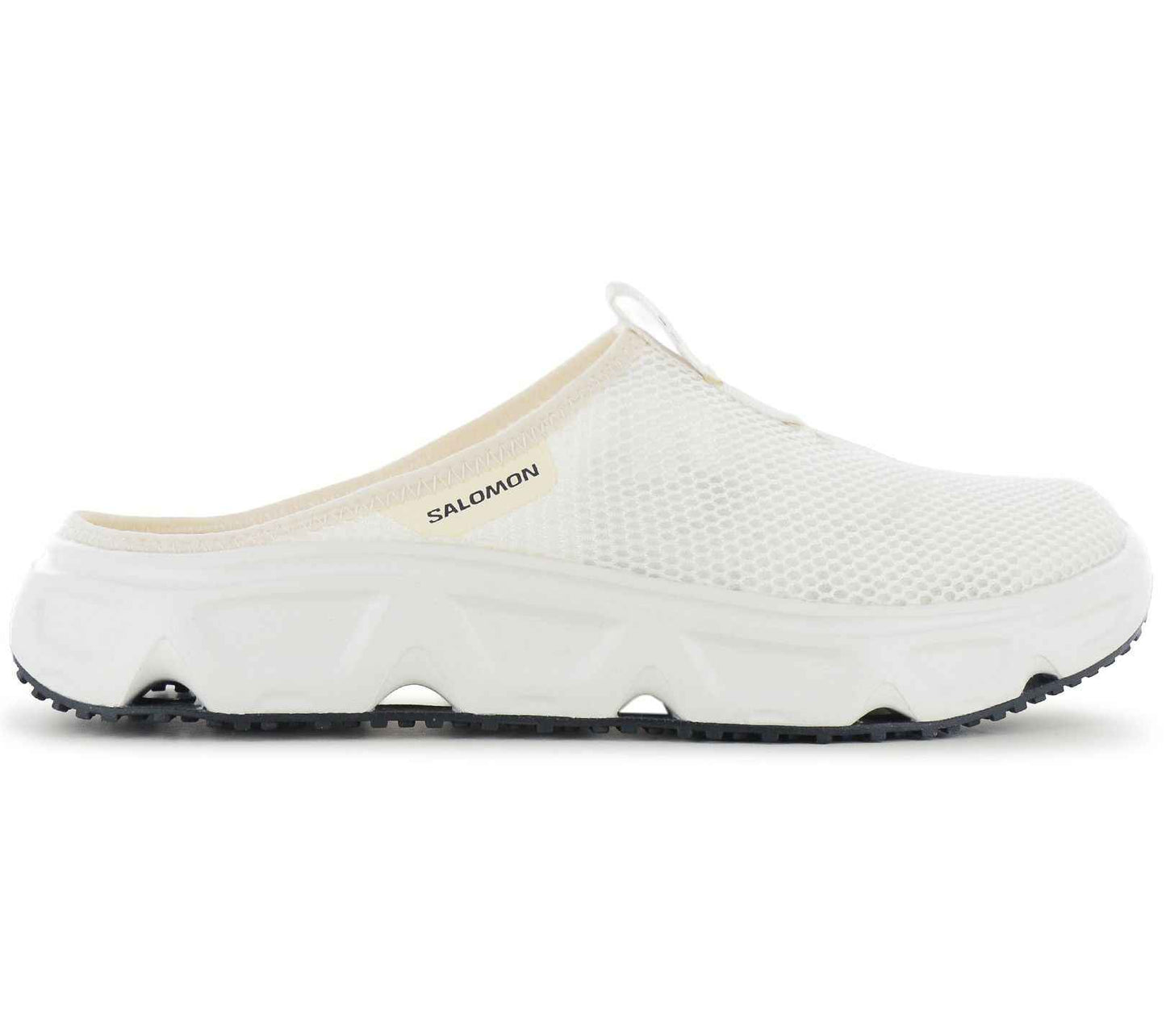Salomon REELAX SLIDE 6.0 - Herren Sandalen Erholungsschuhe Weiß 477407