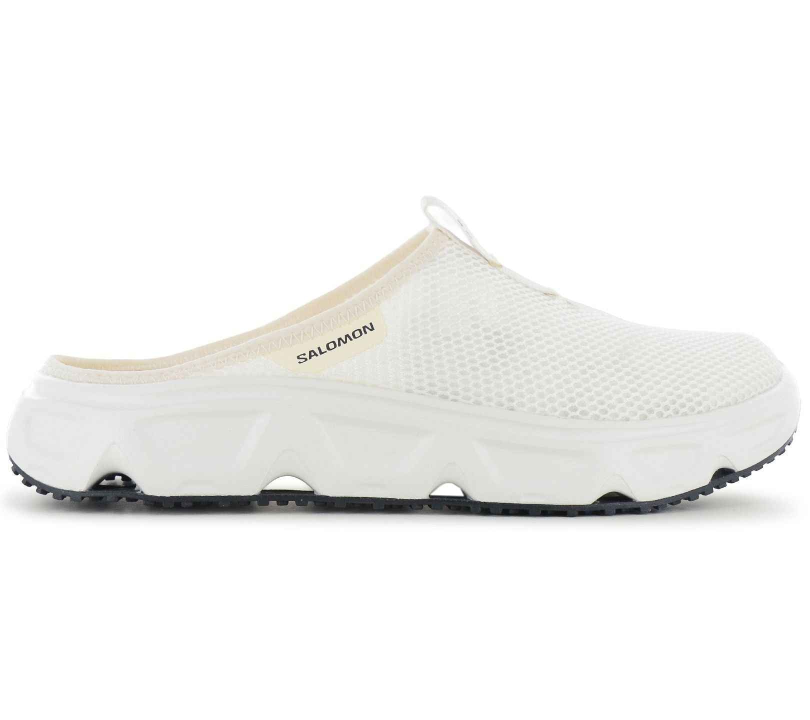 Salomon REELAX SLIDE 6.0 - Herren Sandalen Erholungsschuhe Weiß 477407
