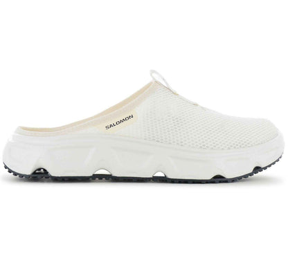 Salomon REELAX SLIDE 6.0 - Herren Sandalen Erholungsschuhe Weiß 477407