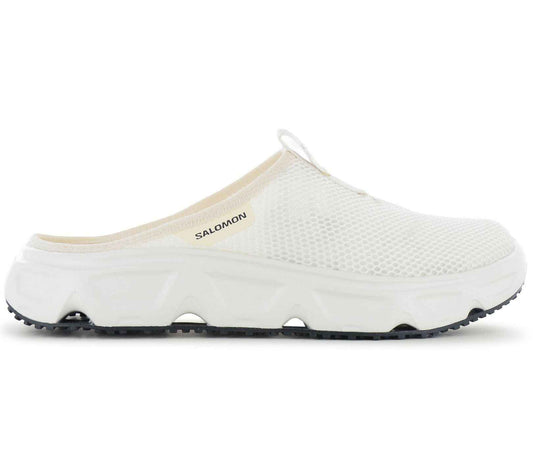 Salomon REELAX SLIDE 6.0 - Herren Sandalen Erholungsschuhe Weiß 477407