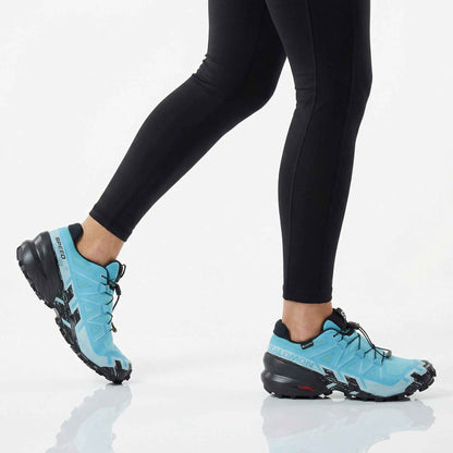 Salomon Speedcross 6 GTX W - GORE-TEX - Damen Trail-Running Schuhe Laufschuhe Blau 477656
