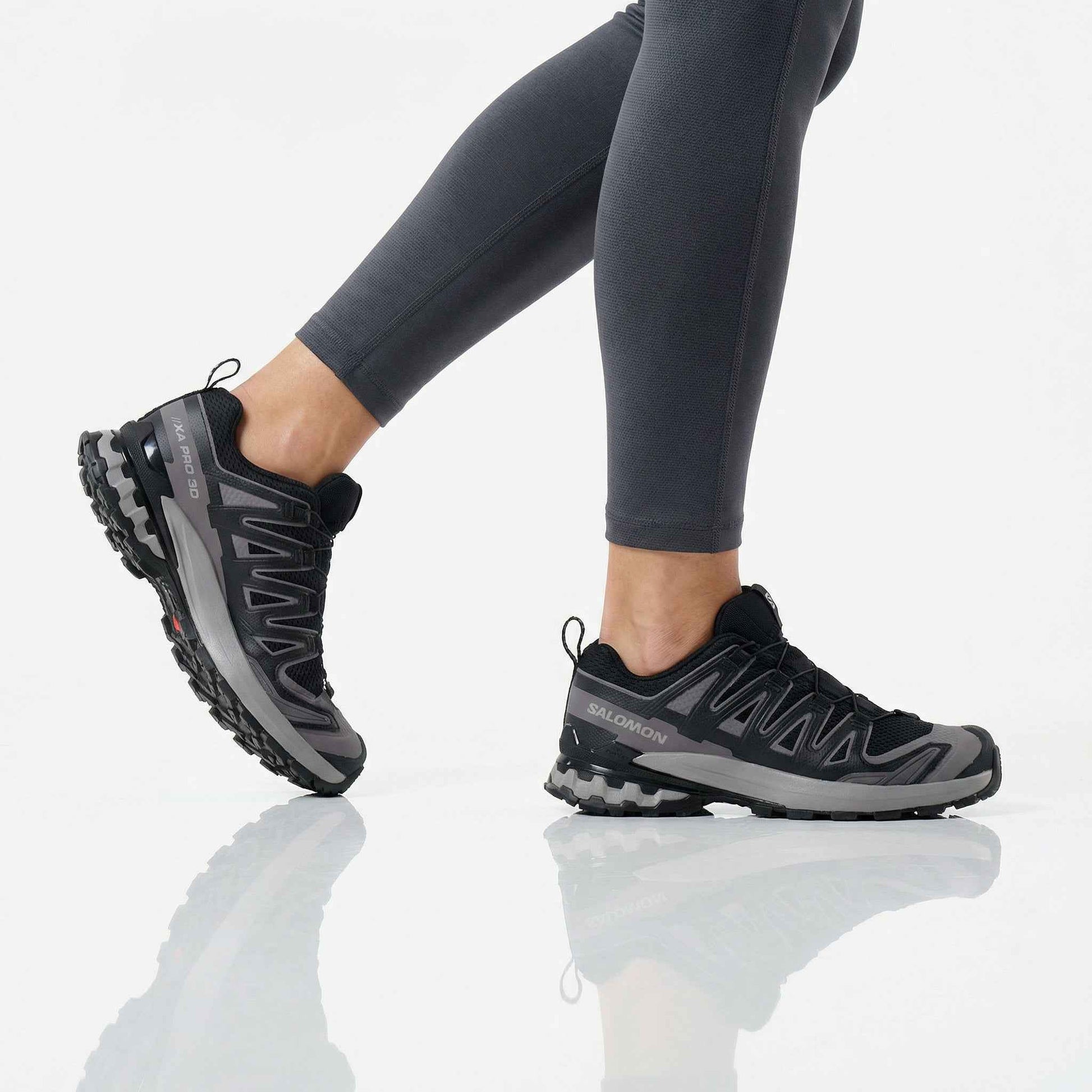 Salomon XA PRO 3D V9 W - Damen Wanderschuhe Trail-Running Schuhe Schwarz 478829