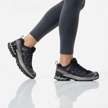 Salomon XA PRO 3D V9 W - Damen Wanderschuhe Trail-Running Schuhe Schwarz 478829