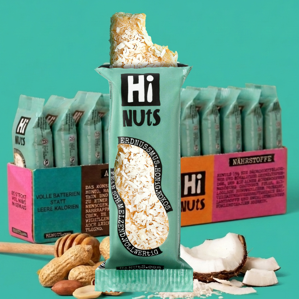 HiNUtS Kokos (12 Riegel)