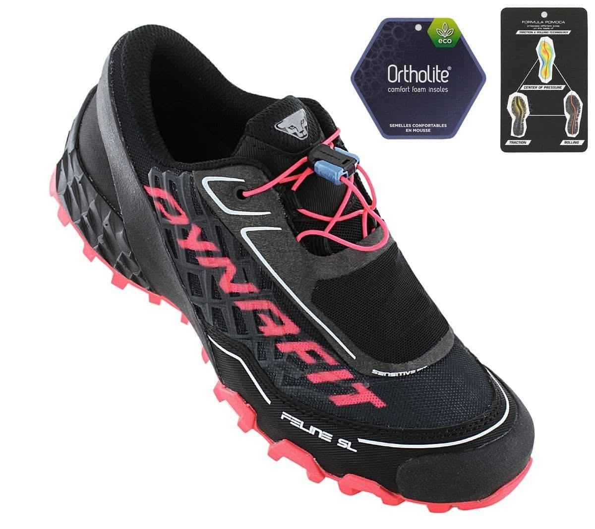 DYNAFIT Feline SL W - Damen Trail-Running Schuhe Laufschuhe Schwarz 64054-0930