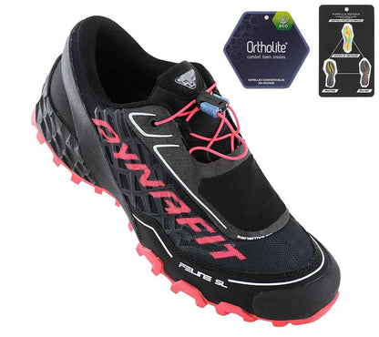 DYNAFIT Feline SL W - Damen Trail-Running Schuhe Laufschuhe Schwarz 64054-0930