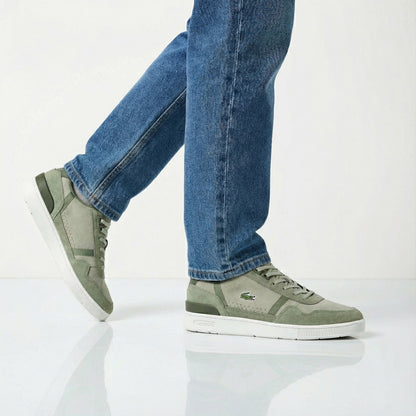LACOSTE T-Clip Set 222 - Herren Sneakers Schuhe Grün 744SMA0082AAK