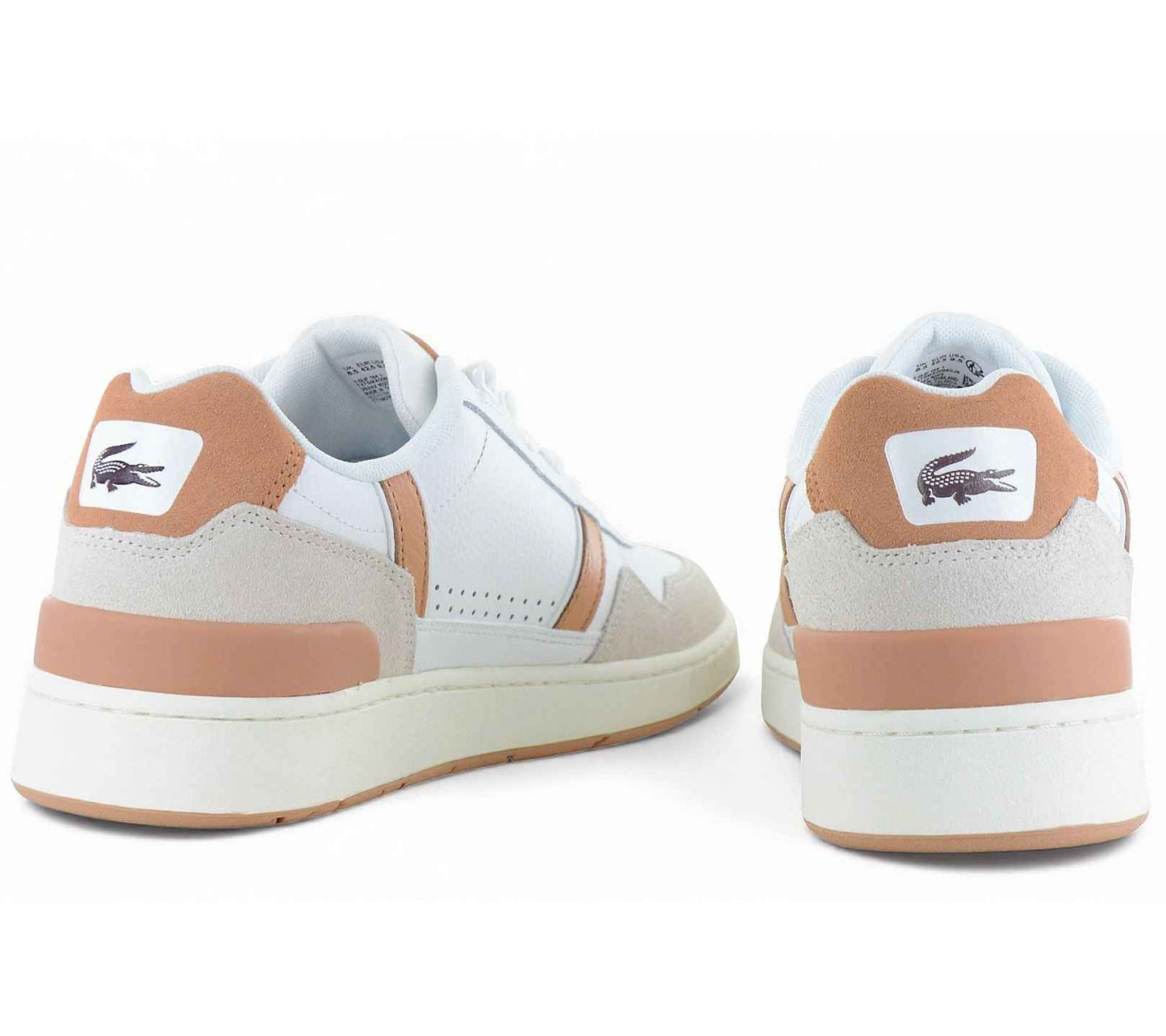 LACOSTE T-Clip 124 - Herren Sneakers Schuhe Weiß 747SMA00662J8
