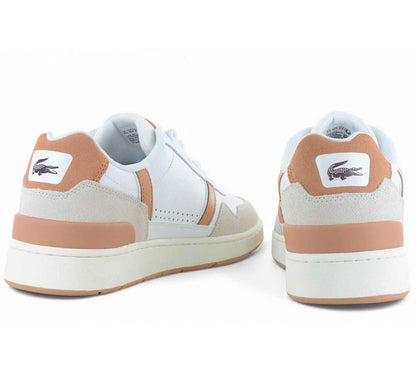 LACOSTE T-Clip 124 - Herren Sneakers Schuhe Weiß 747SMA00662J8