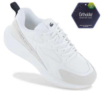 LACOSTE L003 EVO 124 - Herren Sneakers Schuhe Weiß 747SMA012121G