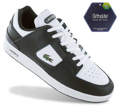 Lacoste Court Cage 224 - Herren Sneakers Schuhe Leder Weiß-Grün 748SMA00162D2