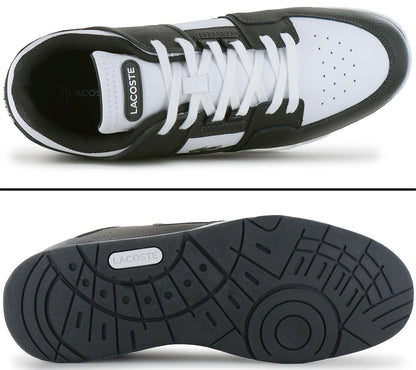 Lacoste Court Cage 224 - Herren Sneakers Schuhe Leder Weiß-Grün 748SMA00162D2