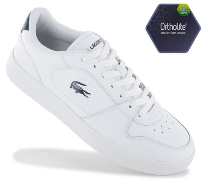 Lacoste Court Ace 224 - Herren Sneakers Schuhe Weiß-Blau 750SMA0070042