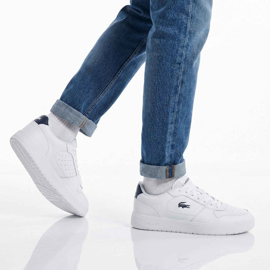 Lacoste Court Ace 224 - Herren Sneakers Schuhe Weiß-Blau 750SMA0070042