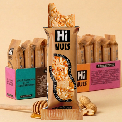 HiNUtS Erdnuss (12 Riegel)