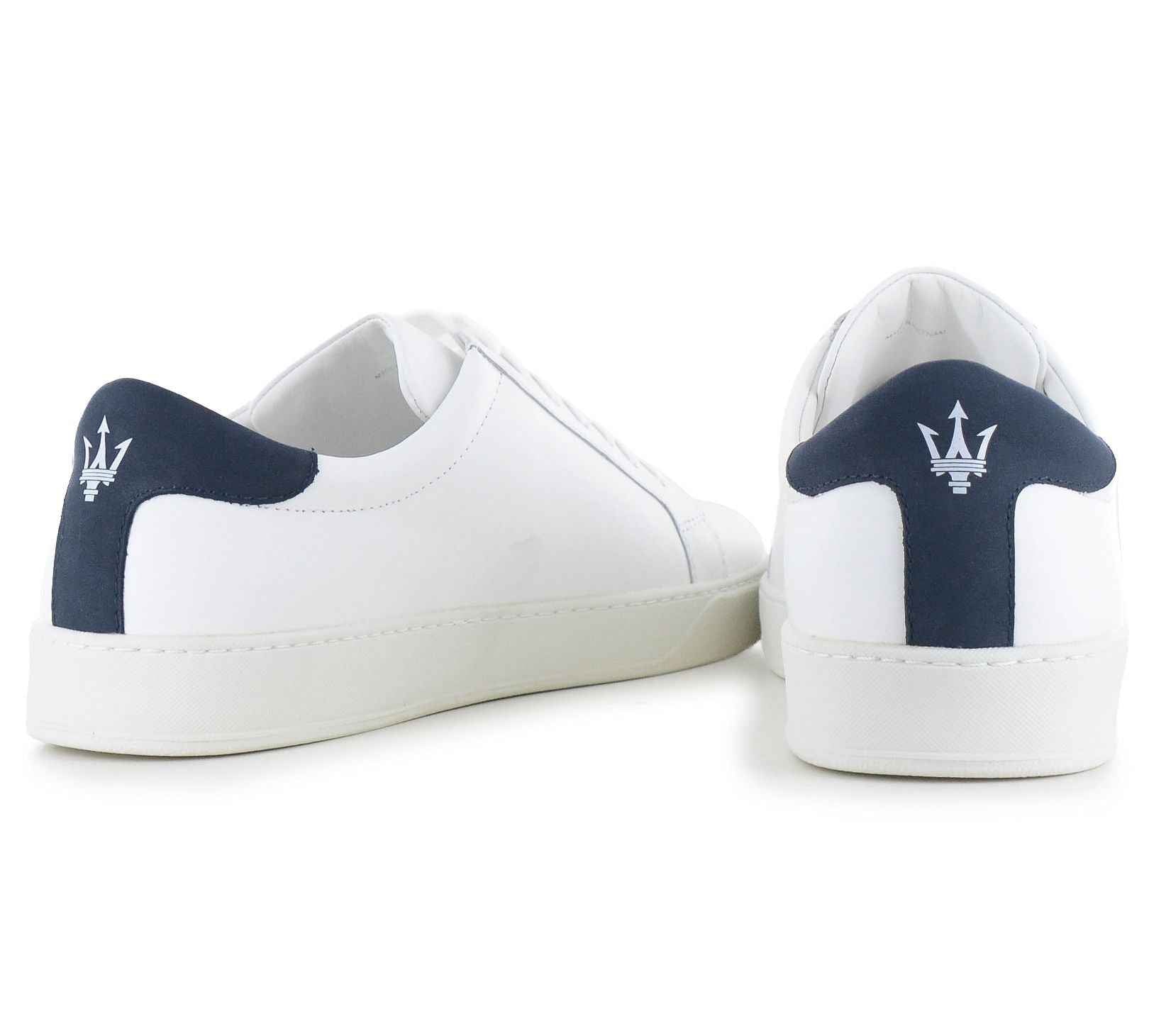 Maserati Maxi Trident Leather - Herren Sneakers Schuhe Weiß 9200326