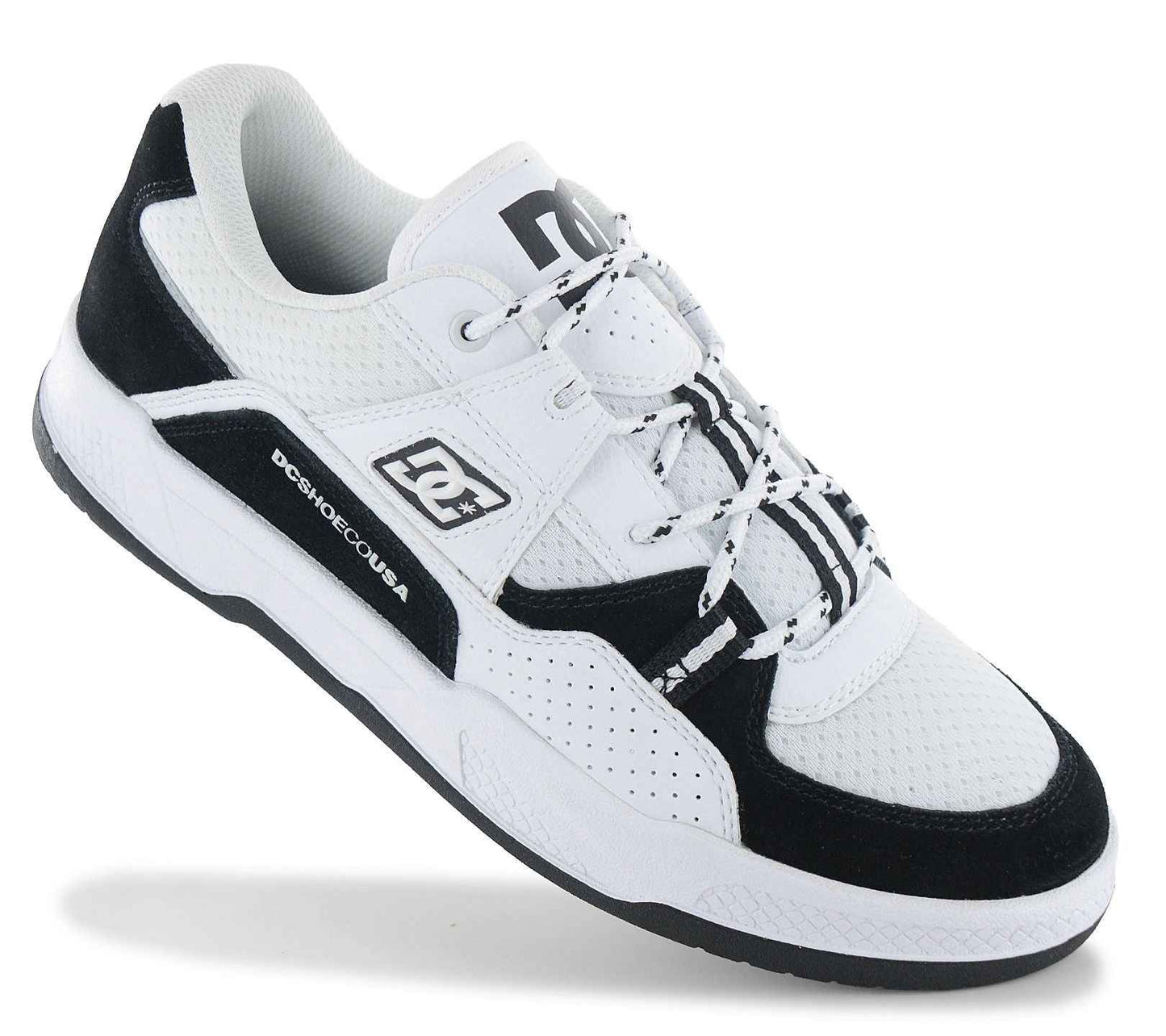 DC Shoes Construct - Herren Sneakers Skate Schuhe Weiß ADYS100822-BKW