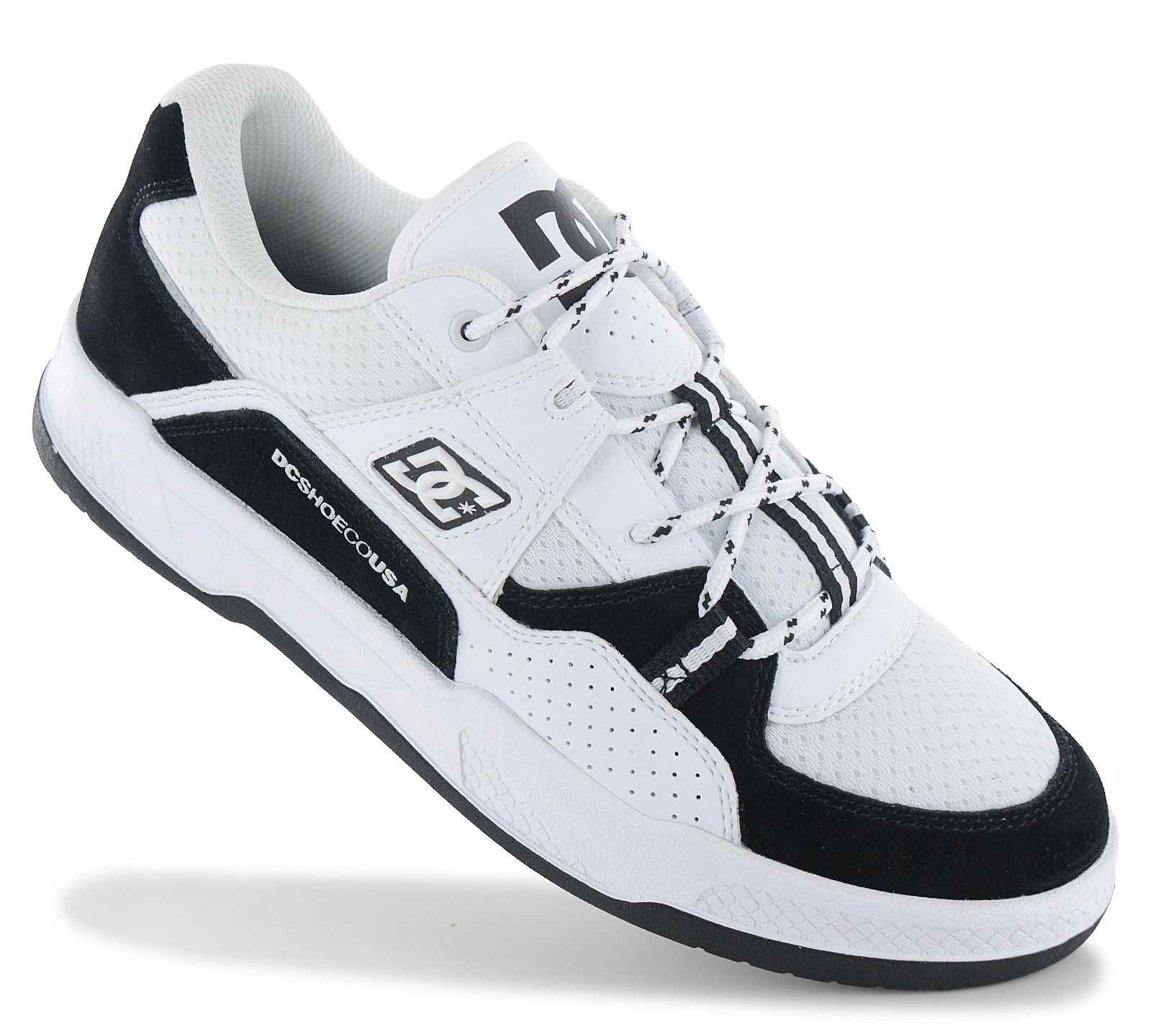 DC Shoes Construct - Herren Sneakers Skate Schuhe Weiß ADYS100822-BKW
