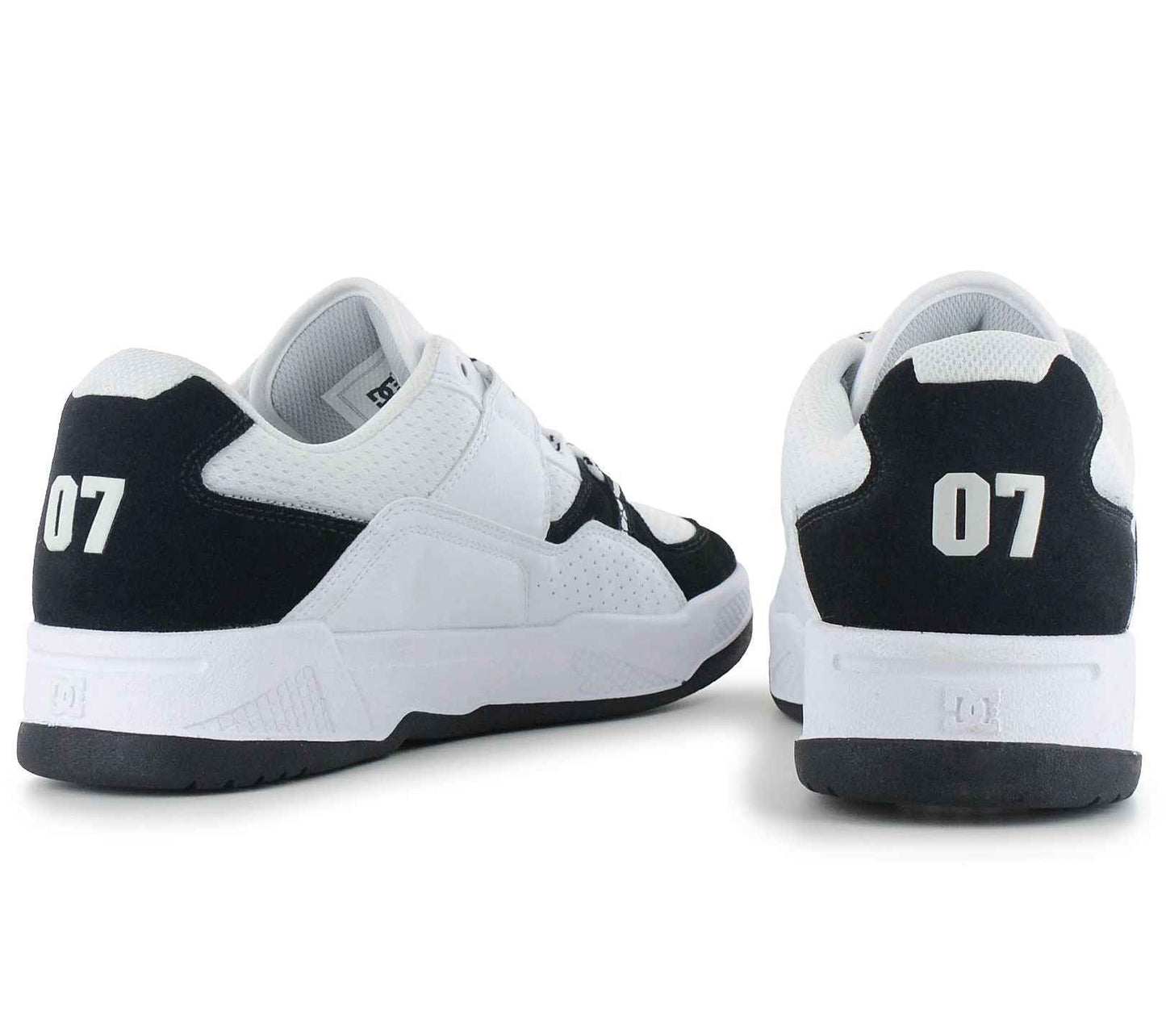 DC Shoes Construct - Herren Sneakers Skate Schuhe Weiß ADYS100822-BKW