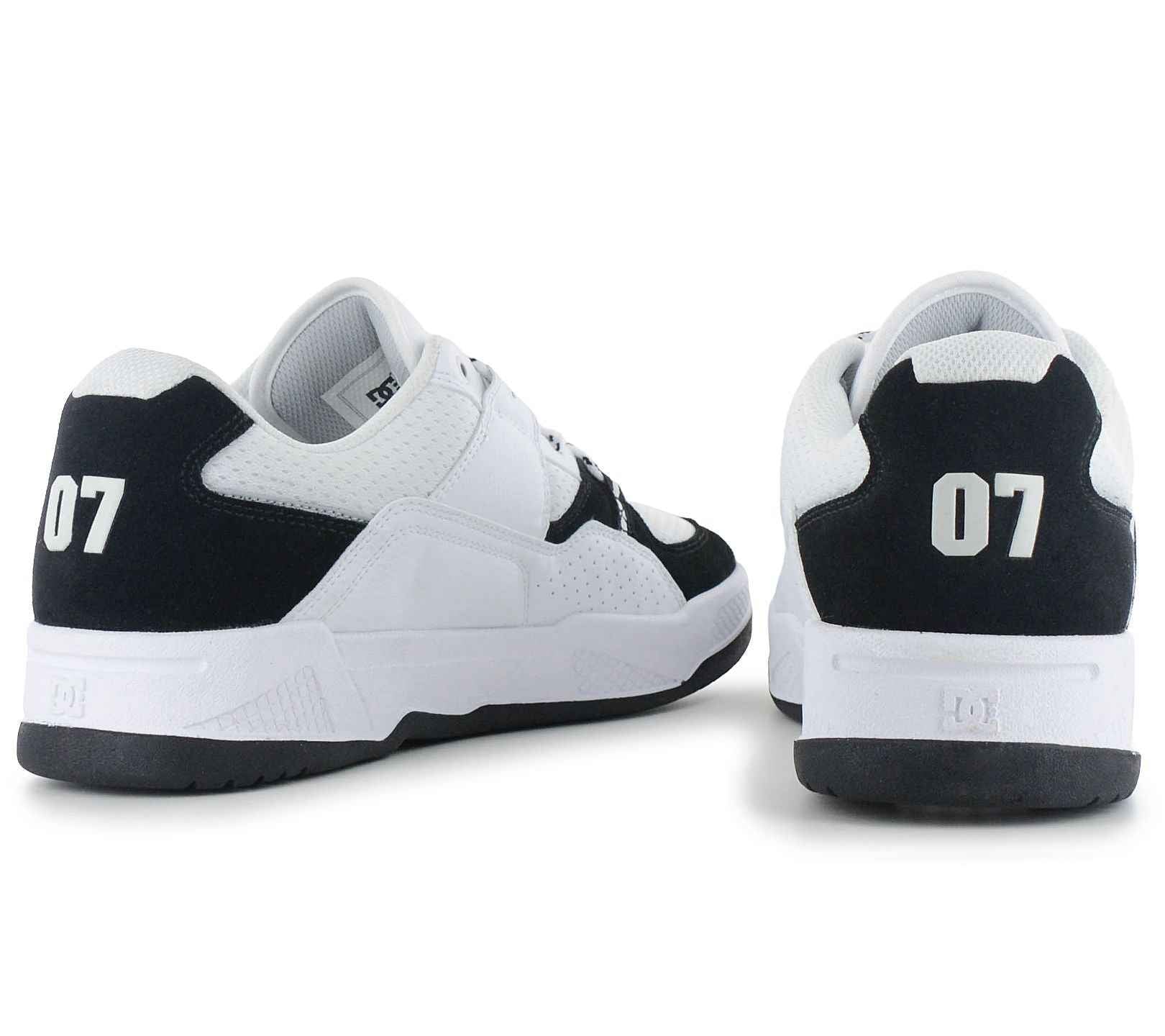DC Shoes Construct - Herren Sneakers Skate Schuhe Weiß ADYS100822-BKW