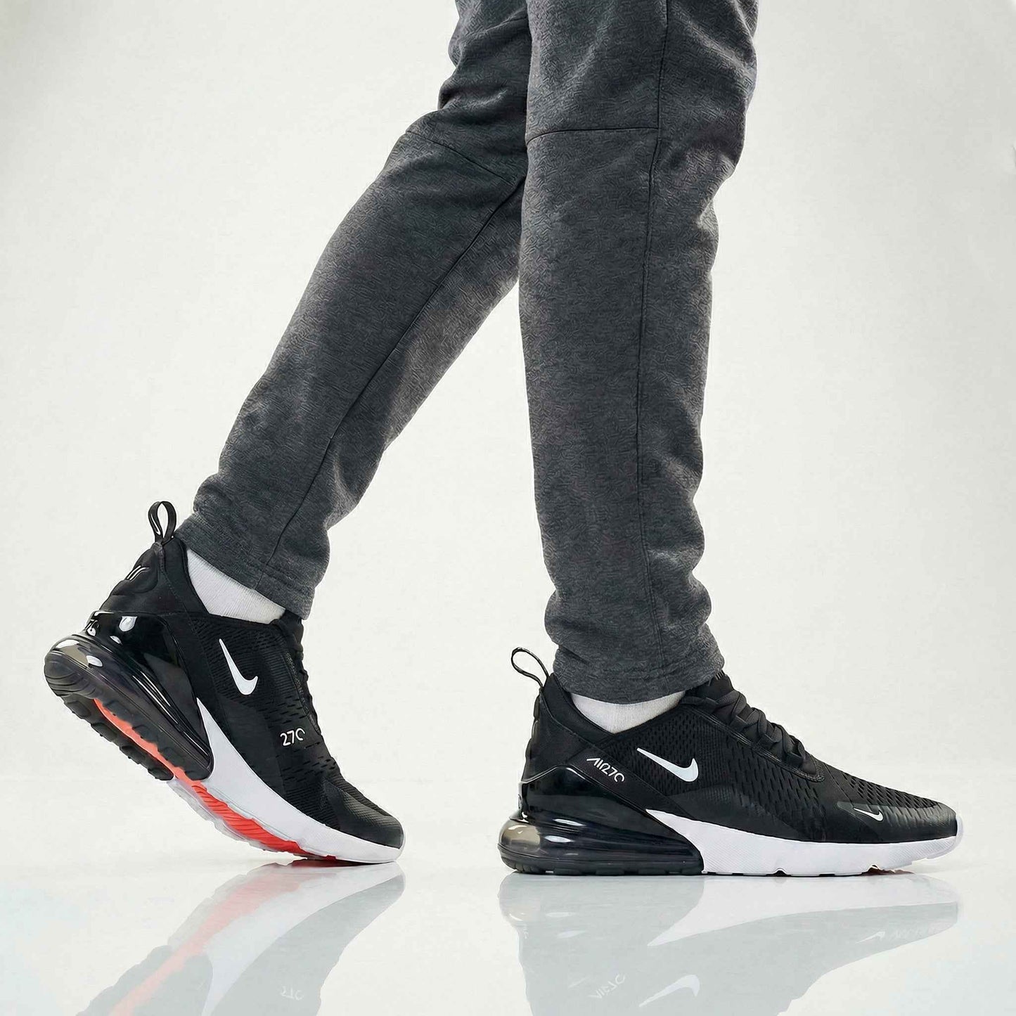 Nike Air Max 270 - Herren Sneakers Schuhe Schwarz AH8050-002