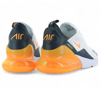 Nike Air Max 270 - Herren Sneakers Schuhe Weiß-Orange AH8050-114