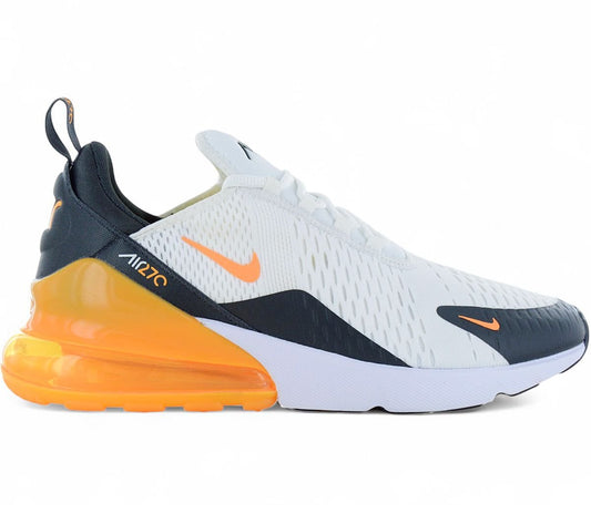 Nike Air Max 270 - Herren Sneakers Schuhe Weiß-Orange AH8050-114