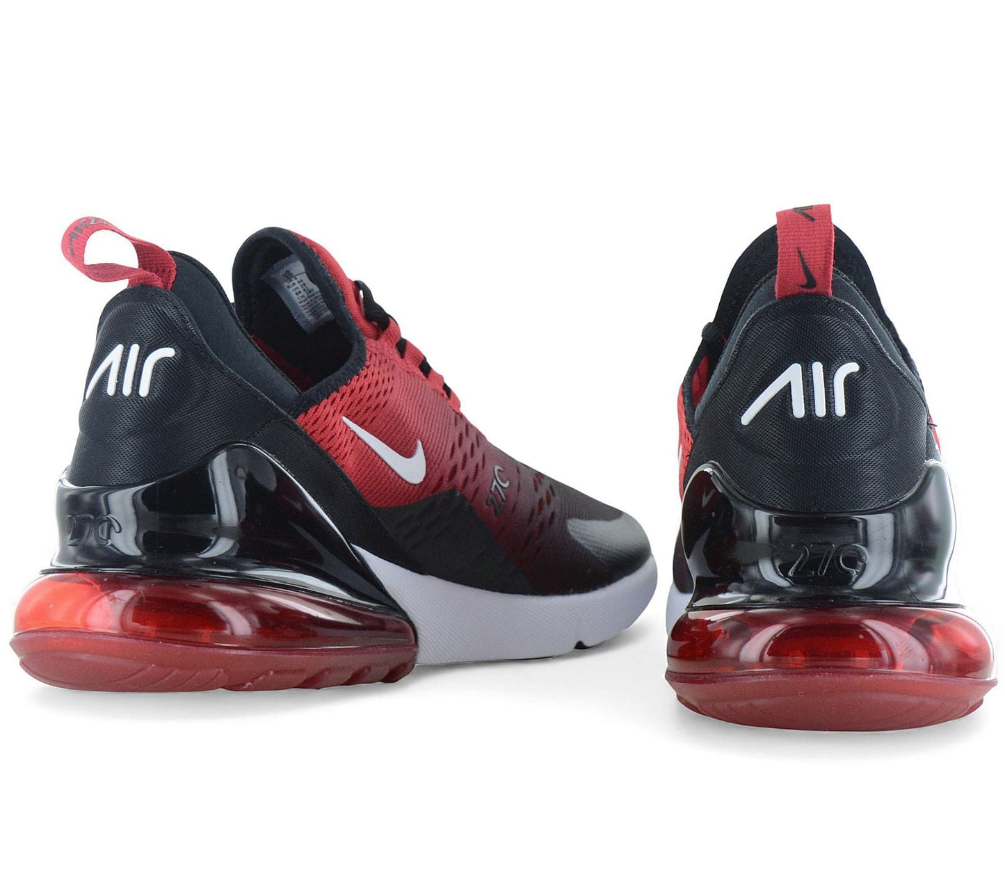 Nike Air Max 270 - Herren Sneakers Schuhe Schwarz-Rot AH8050-602