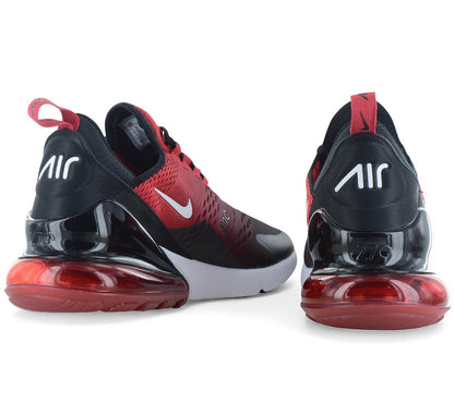 Nike Air Max 270 - Herren Sneakers Schuhe Schwarz-Rot AH8050-602