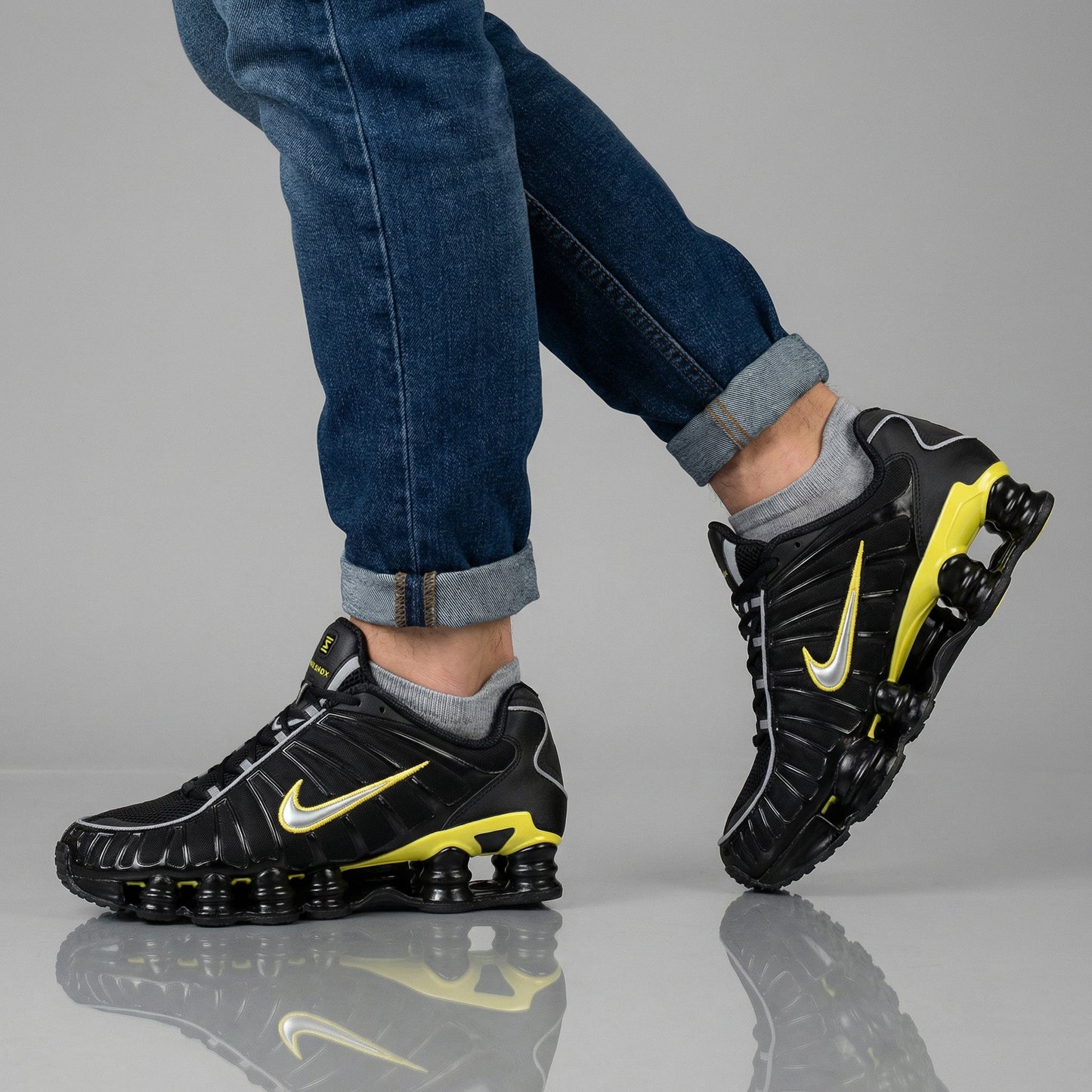 Nike Shox TL - Herren Sneakers Schuhe Schwarz CN0151-002