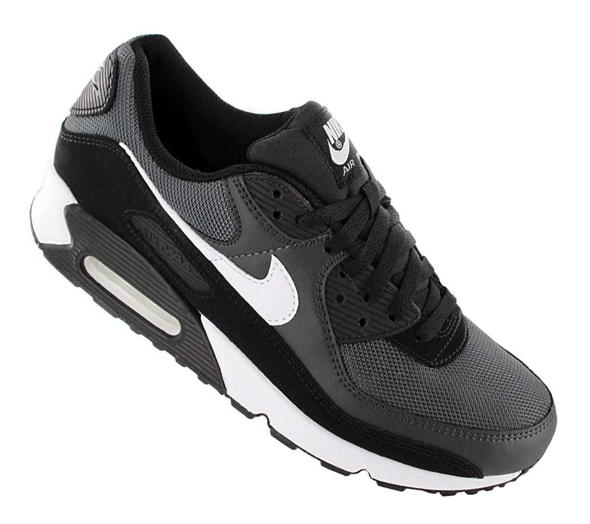 Nike Air Max 90 - Herren Sneakers Schuhe Grau-Schwarz CN8490-002