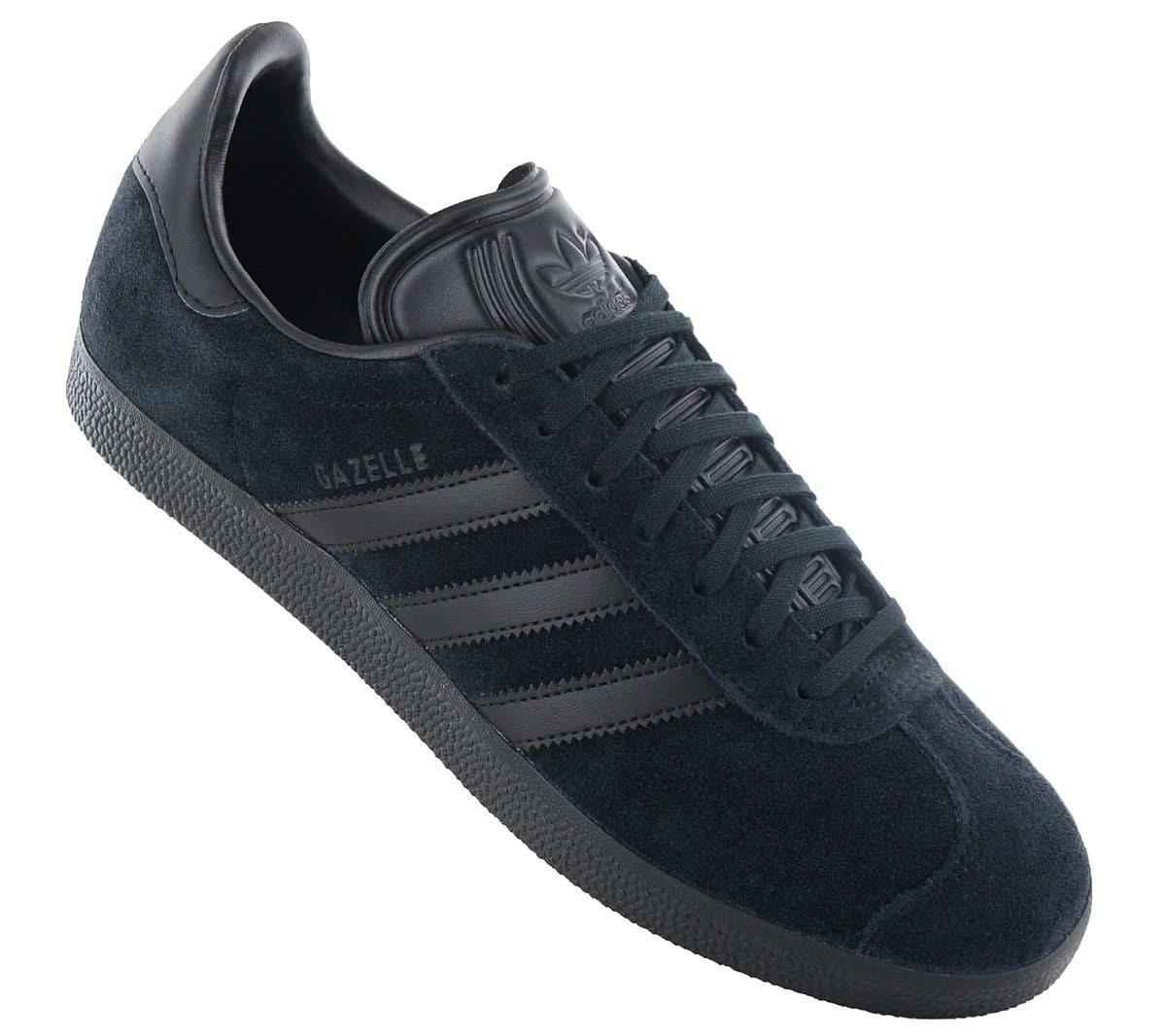adidas Originals Gazelle - Triple Black - Herren Sneakers Schuhe Schwarz CQ2809