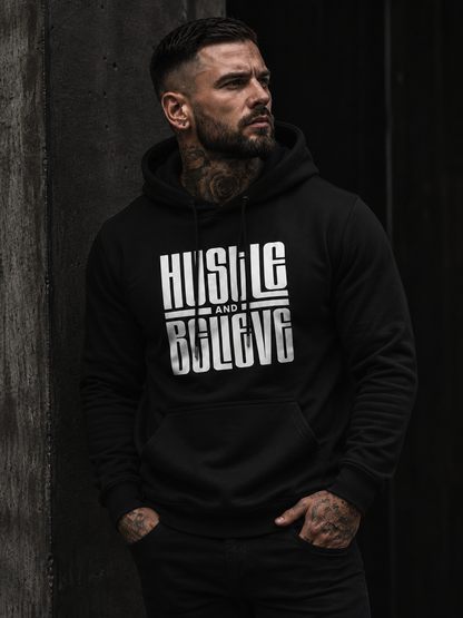 Männer Hoodie "Hustle and Believe"